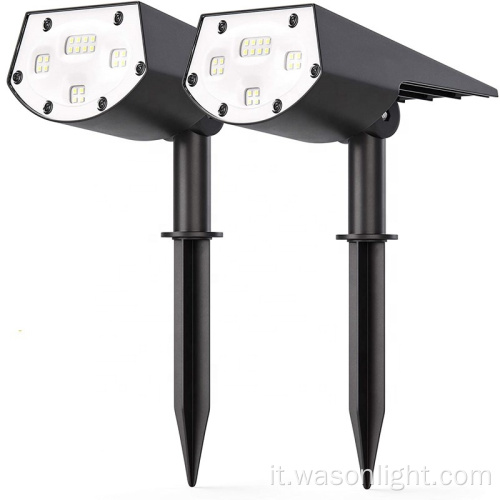 Wason Wholesale 20ED aggiornato Ultra luminoso IP65 esterno impermeabile paesaggio solare Spotlight Wireless Garden Light